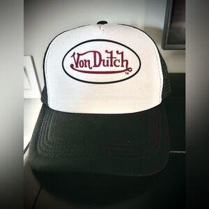 Von Dutch Classic Black and White Cap